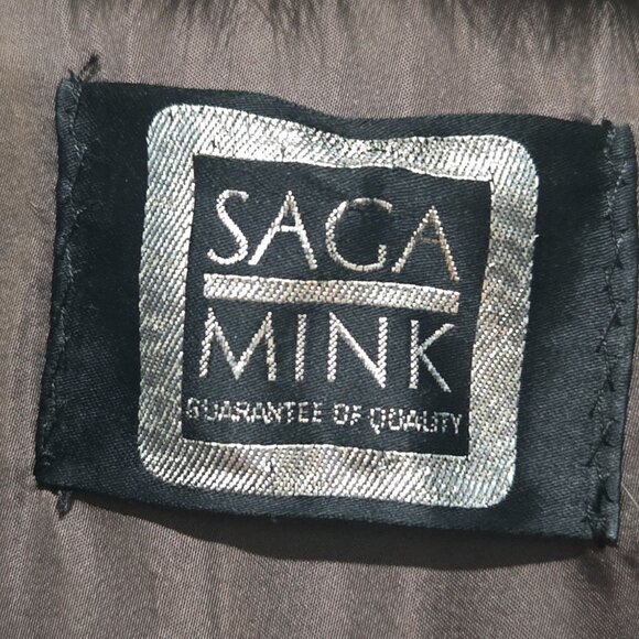 Saga full length 47" mink coat - Picture 8 of 12